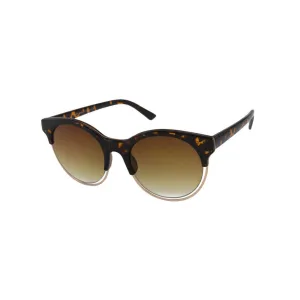 Floating Metal Rim Sunglasses in Tortoise