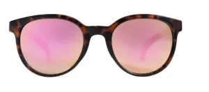 Rheo Womens Wyecreeks Tortoise Frames Rose Lens Polarized Sunglasses